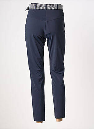 Pantalon slim buzunare albastru HBT femeie
