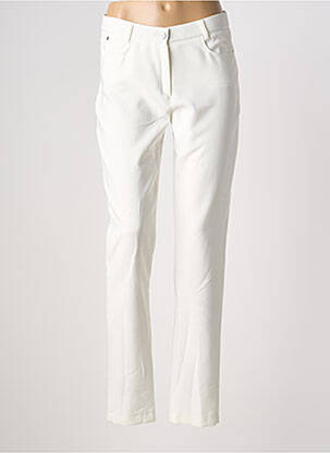 Pantalon slim buzunare alb GREGORY PAT femeie