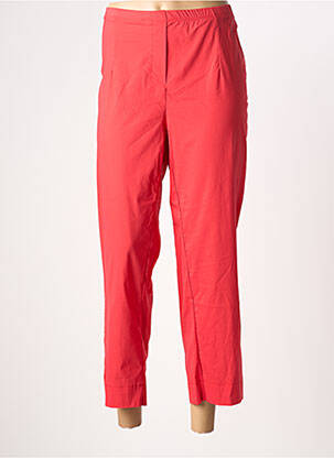 Pantalon 7/8 talie elastică roșu POISSONS BLANCS femeie