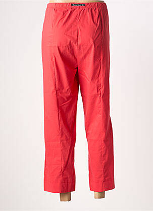 Pantalon 7/8 talie elastică roșu POISSONS BLANCS femeie