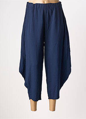 Pantalon 7/8 albastru POISSONS BLANCS femeie