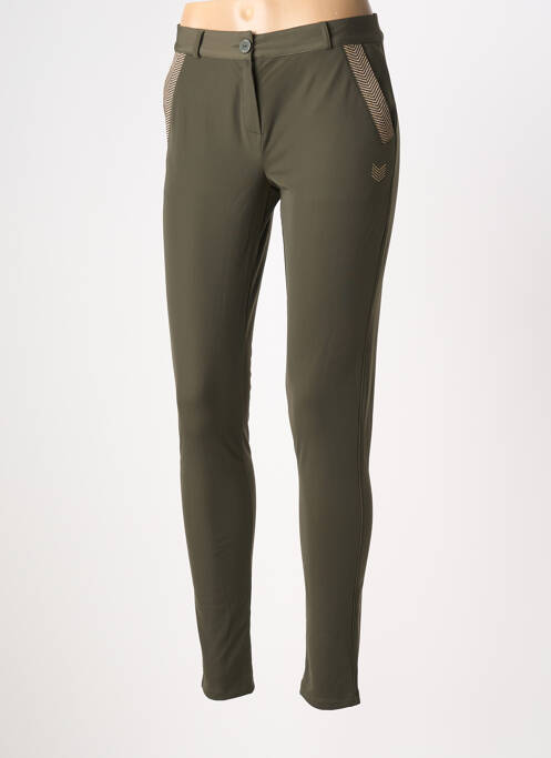 Pantalon slim verde HBT femeie