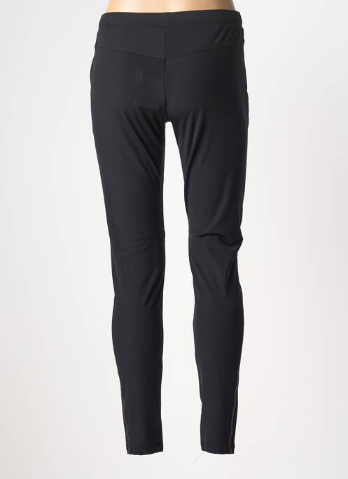 Pantalon slim talie elastică negru HBT femme