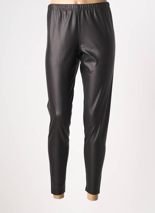 Pantalon 7/8 talie elastică negru FRANCK ANNA femme