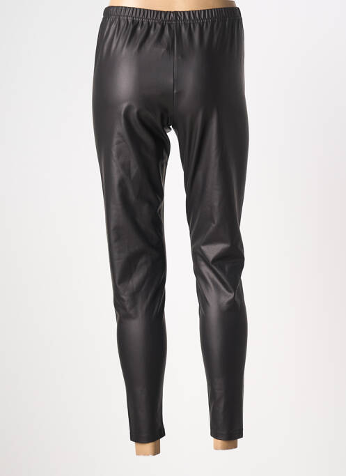 Pantalon 7/8 talie elastică negru FRANCK ANNA femme