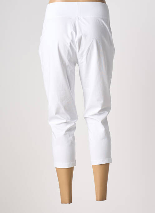 Pantalon trei sferturi talie elastică alb CECIL femme