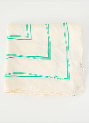 Eșarfă efect material satinat bej CULTURE femme