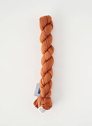 Eșarfă țesătură poplin maro COWO femme