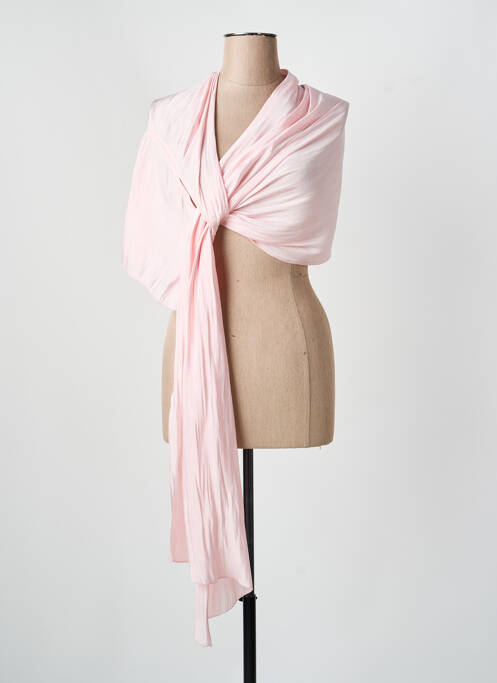 Bolero efect material satinat roz GREGORY PAT femme