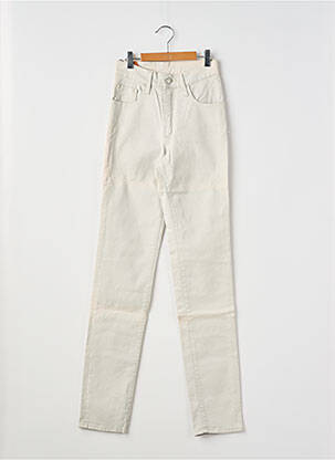 Blugi cu croială slim bej CEDIXSEPT femeie