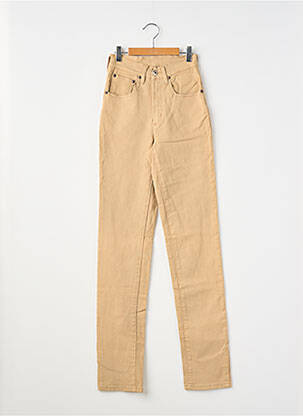 Blugi cu croială slim bej CEDIXSEPT femeie