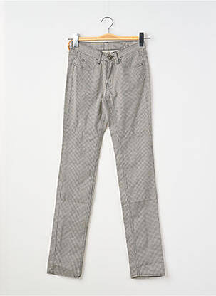 Pantalon slim țesătură poplin mărime normală negru LORD RICHARDS femeie