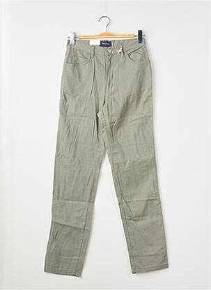 Blugi cu croială slim verde JACKPOT femeie