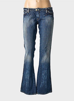 Blugi bootcut elasticitate talie joasă albastru LE TEMPS DES CERISES femeie