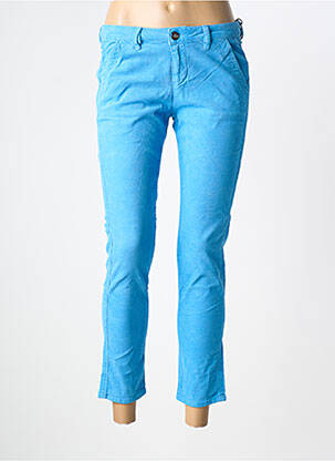 Pantalon 7/8 elasticitate talie joasă albastru FIRE FACE femeie