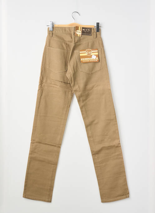 Blugi cu croială dreaptă maro CEDIXSEPT femeie