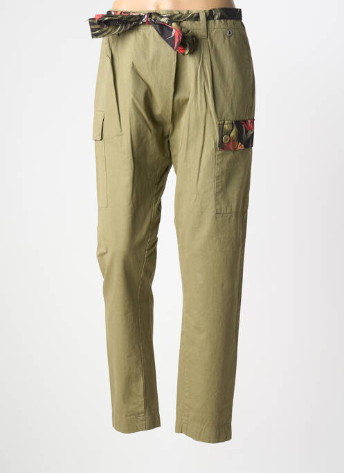 Pantalon cargo verde DIXIE femeie