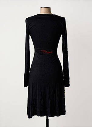 Rochie midi mâneci lungi mâneci lungi negru DESIGUAL femeie