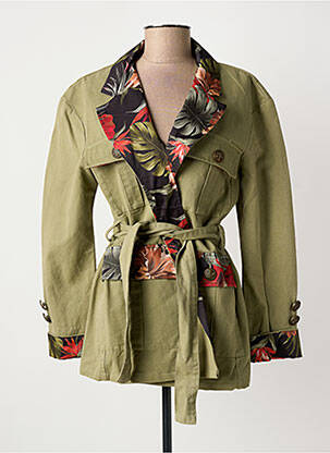 Jachete casual guler tip costum verde DIXIE femeie