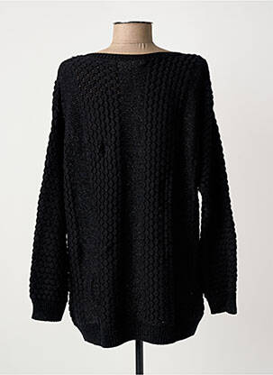Pulover tunică elasticitate mâneci lungi negru MARIE-SIXTINE femeie
