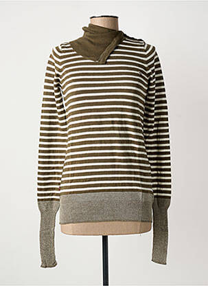 Pulover cu guler înalt verde LEVIS femeie