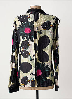Cămașă imprimeu floral mâneci lungi negru DESIGUAL femeie