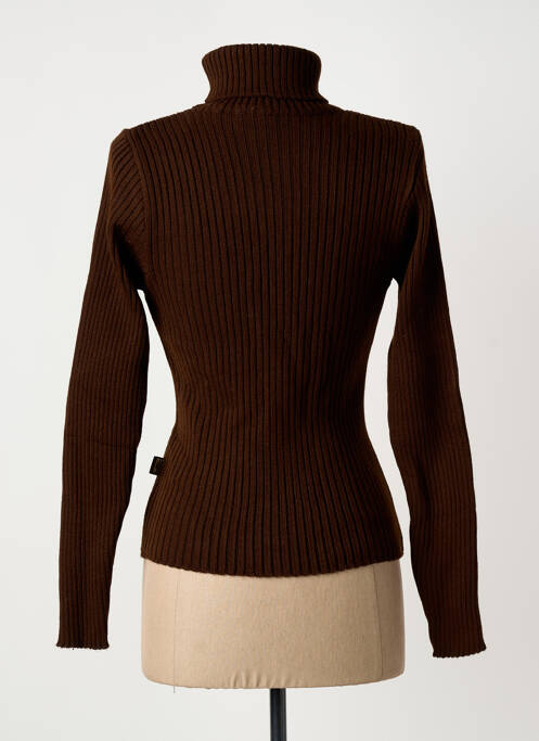 Pulover cu guler înalt maro CEDIXSEPT femeie