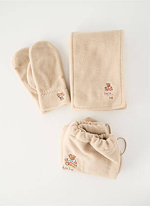 Eșarfă bej LULU CASTAGNETTE copil