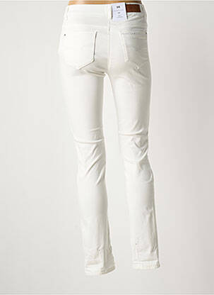 Pantalon slim alb JULIE GUERLANDE femeie
