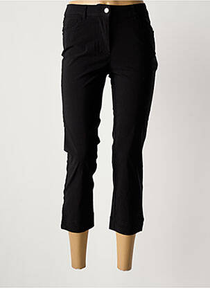 Pantalon trei sferturi negru JULIE GUERLANDE femeie