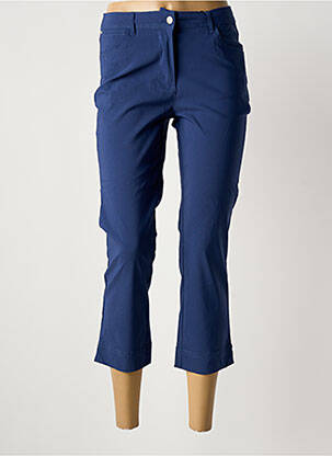 Pantalon trei sferturi albastru JULIE GUERLANDE femeie