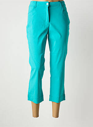 Pantalon trei sferturi albastru deschis JULIE GUERLANDE femeie