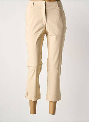 Pantalon trei sferturi bej JULIE GUERLANDE femeie