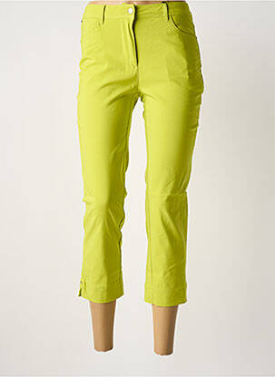 Pantalon trei sferturi verde JULIE GUERLANDE femeie