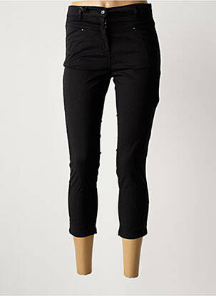 Pantalon trei sferturi negru JULIE GUERLANDE femeie