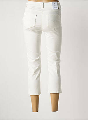 Pantalon trei sferturi alb JULIE GUERLANDE femeie
