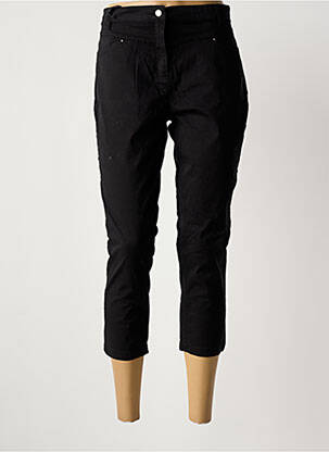 Pantalon trei sferturi negru JULIE GUERLANDE femeie