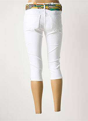 Pantalon trei sferturi alb TIMEZONE femme