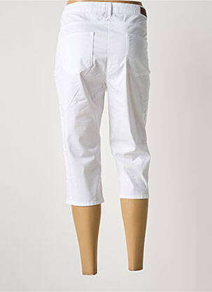 Pantalon trei sferturi alb JULIE GUERLANDE femme