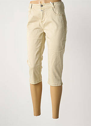 Pantalon trei sferturi bej TIMEZONE femeie