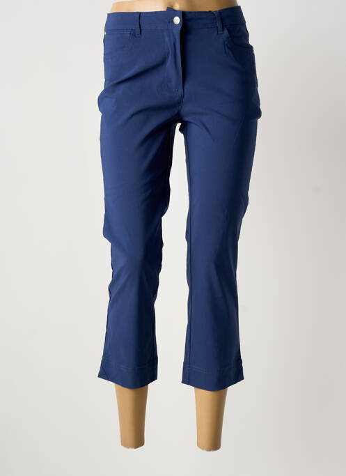 Pantalon trei sferturi albastru JULIE GUERLANDE femeie