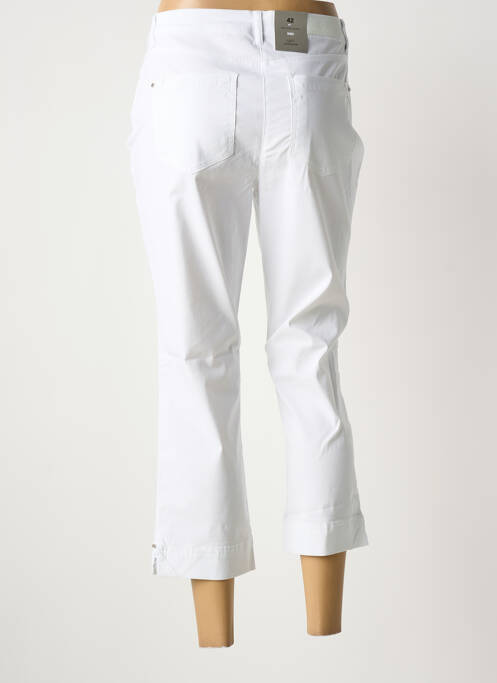 Pantalon trei sferturi alb JULIE GUERLANDE femeie