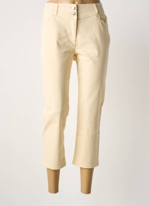 Pantalon trei sferturi bej JULIE GUERLANDE femeie