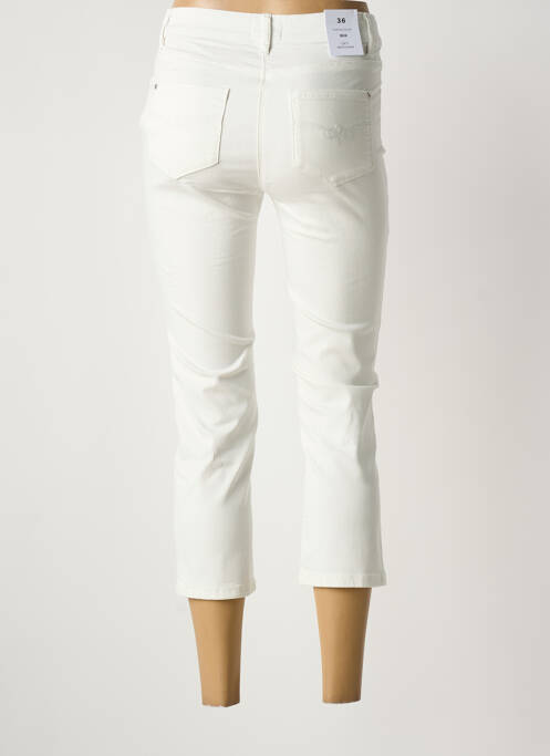 Pantalon trei sferturi alb JULIE GUERLANDE femeie