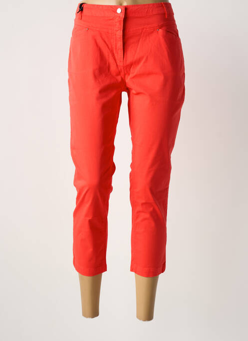 Pantalon trei sferturi roșu JULIE GUERLANDE femeie