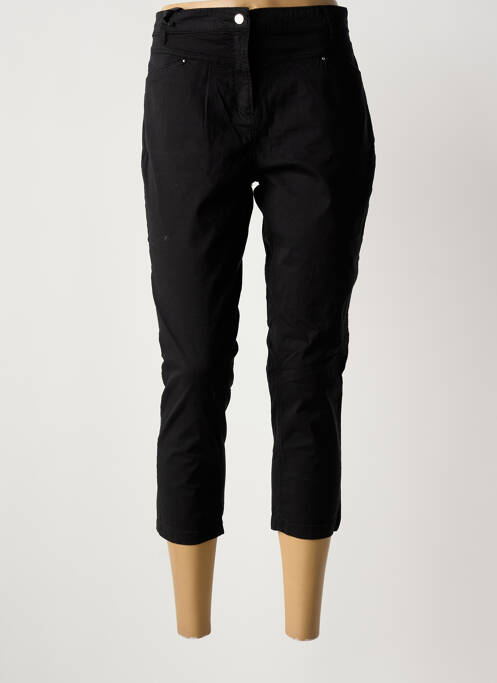 Pantalon trei sferturi negru JULIE GUERLANDE femeie