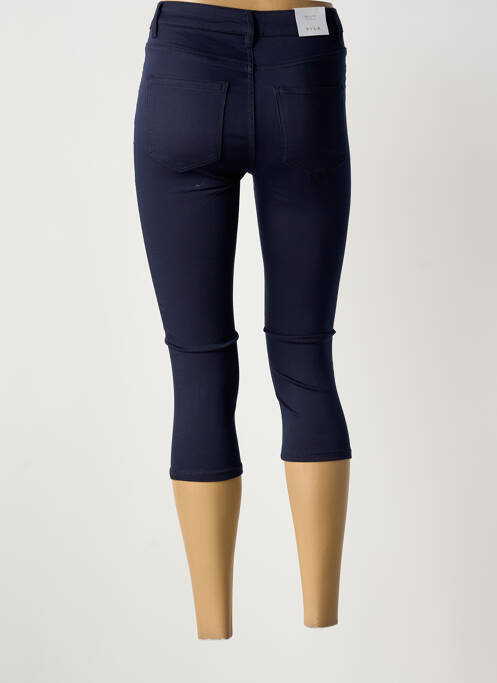 Pantalon trei sferturi albastru VILA femeie