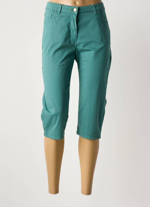 Pantalon trei sferturi verde JULIE GUERLANDE femeie
