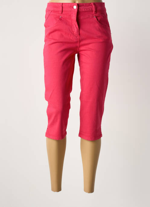 Pantalon trei sferturi roșu JULIE GUERLANDE femeie