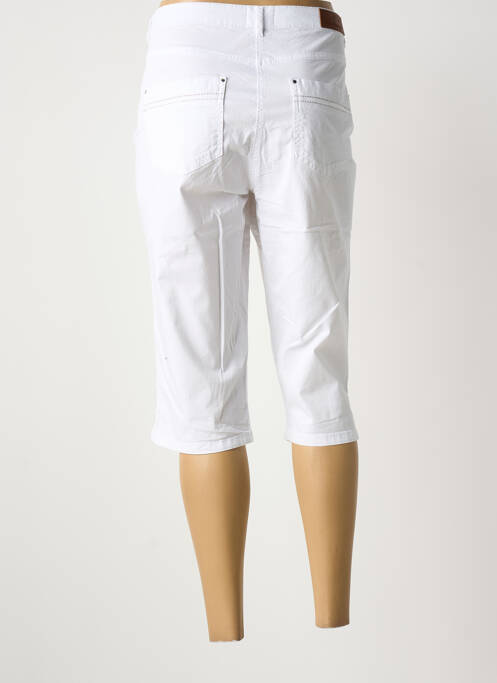 Pantalon trei sferturi alb JULIE GUERLANDE femeie